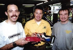 Cycling orthotics for Stephen ROCHE, 1998