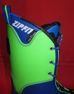 Zipfit Racing liner by TOTAL FEET lateral cuff view